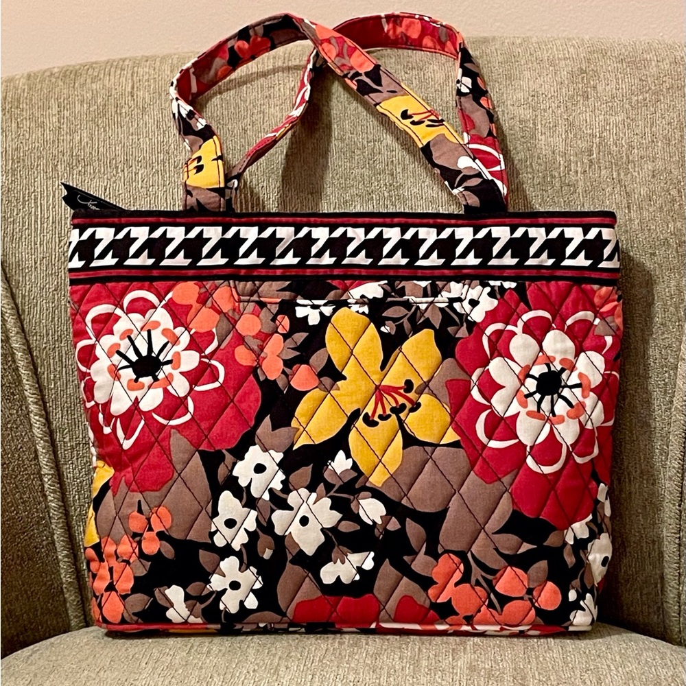 Vera Bradley Petite Tote | Bittersweet | Houndstooth | Purse